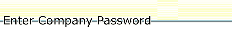 Enter Company Password